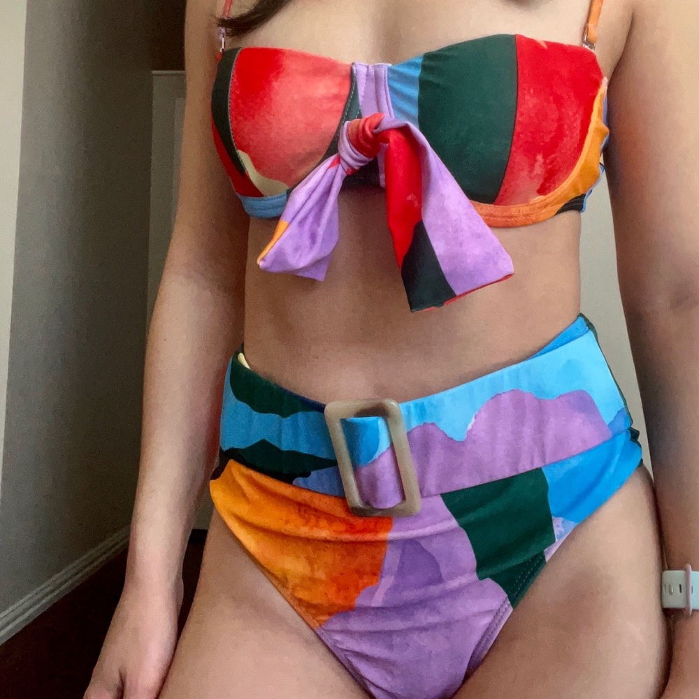 Shein colorful bikini